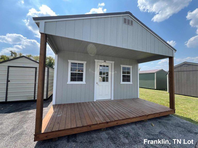 16×24 Utility Playhouse Cabin – Gap Gray